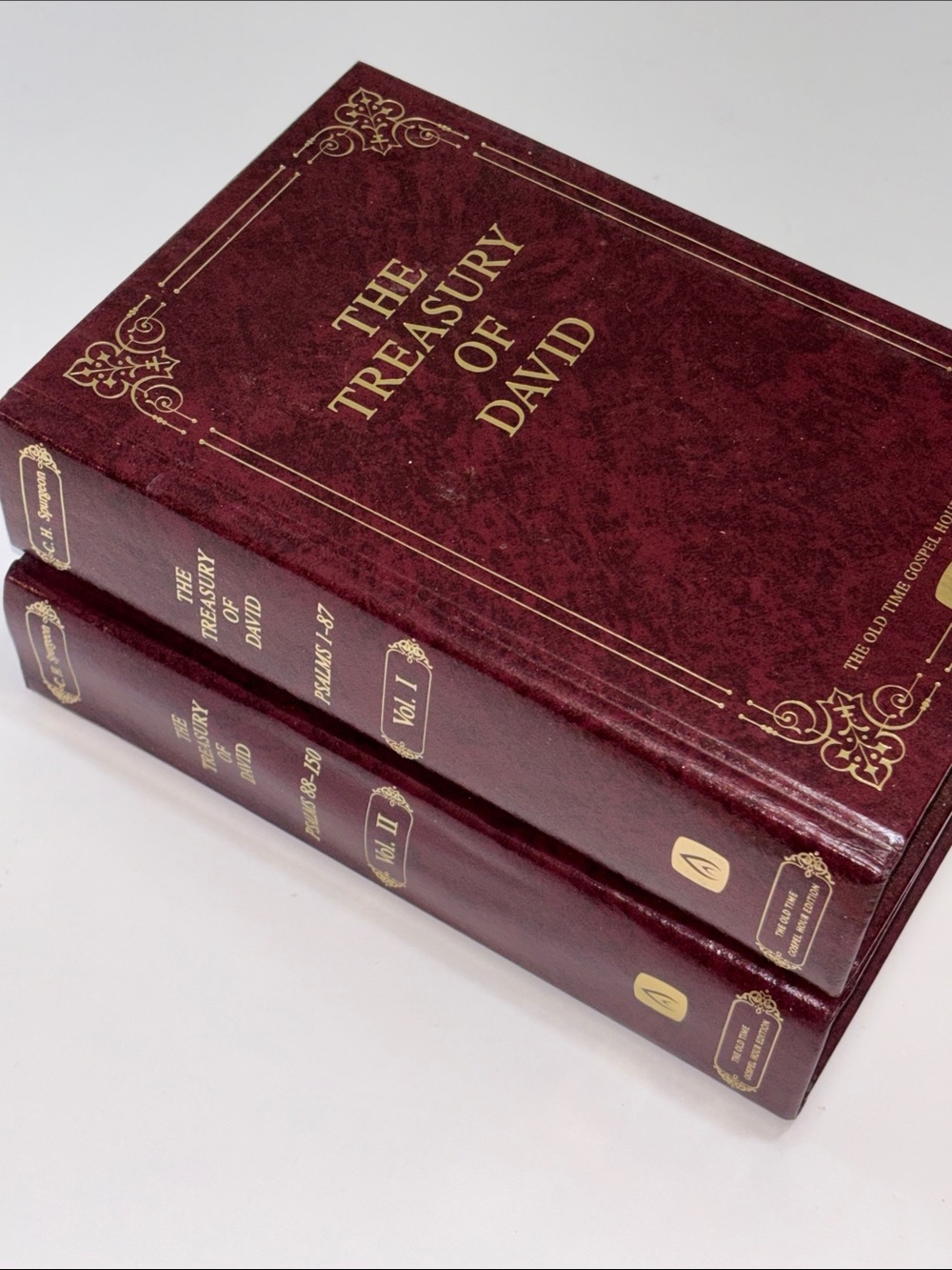 The Treasury Of David: Spurgeon. Old Time Gospel Hour Signed By Jerry Falwell